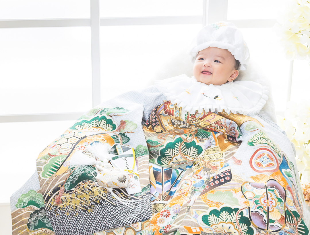 お宮参り／百日祝い：堺・写真館　写真スタジオWITH