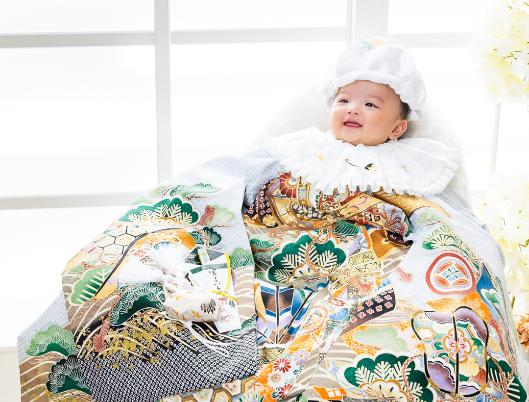 お宮参り／百日祝い：堺・写真館　写真スタジオWITH